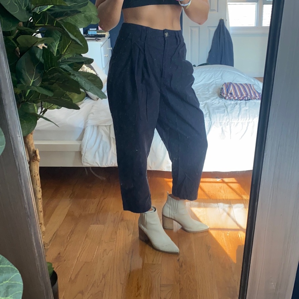 ASOS loose fit cropped pants